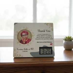 Bespoke Photo Digital Clock: A Soulful Timeless Treasure