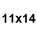 11x14-inches